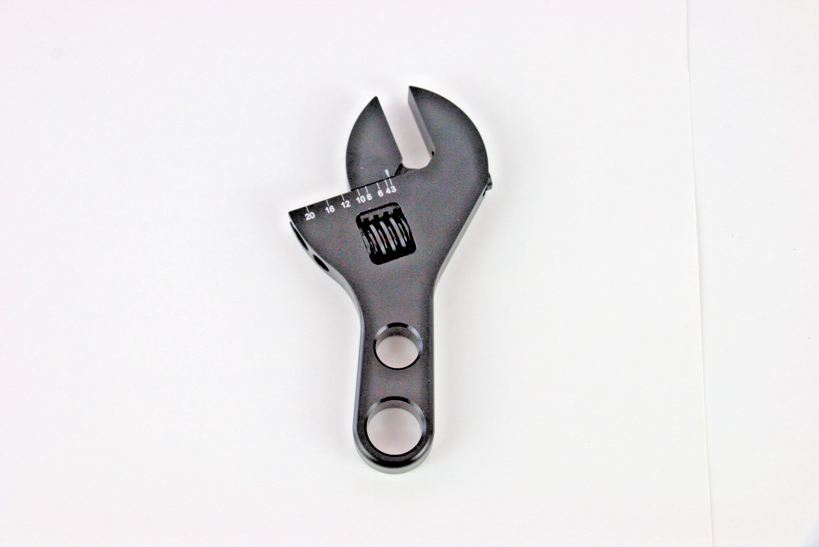 BLACK ALUMINUM STUBBY ADJUSTABLE AN FITTING WRENCH SET -3AN TO -20AN #5821/5822