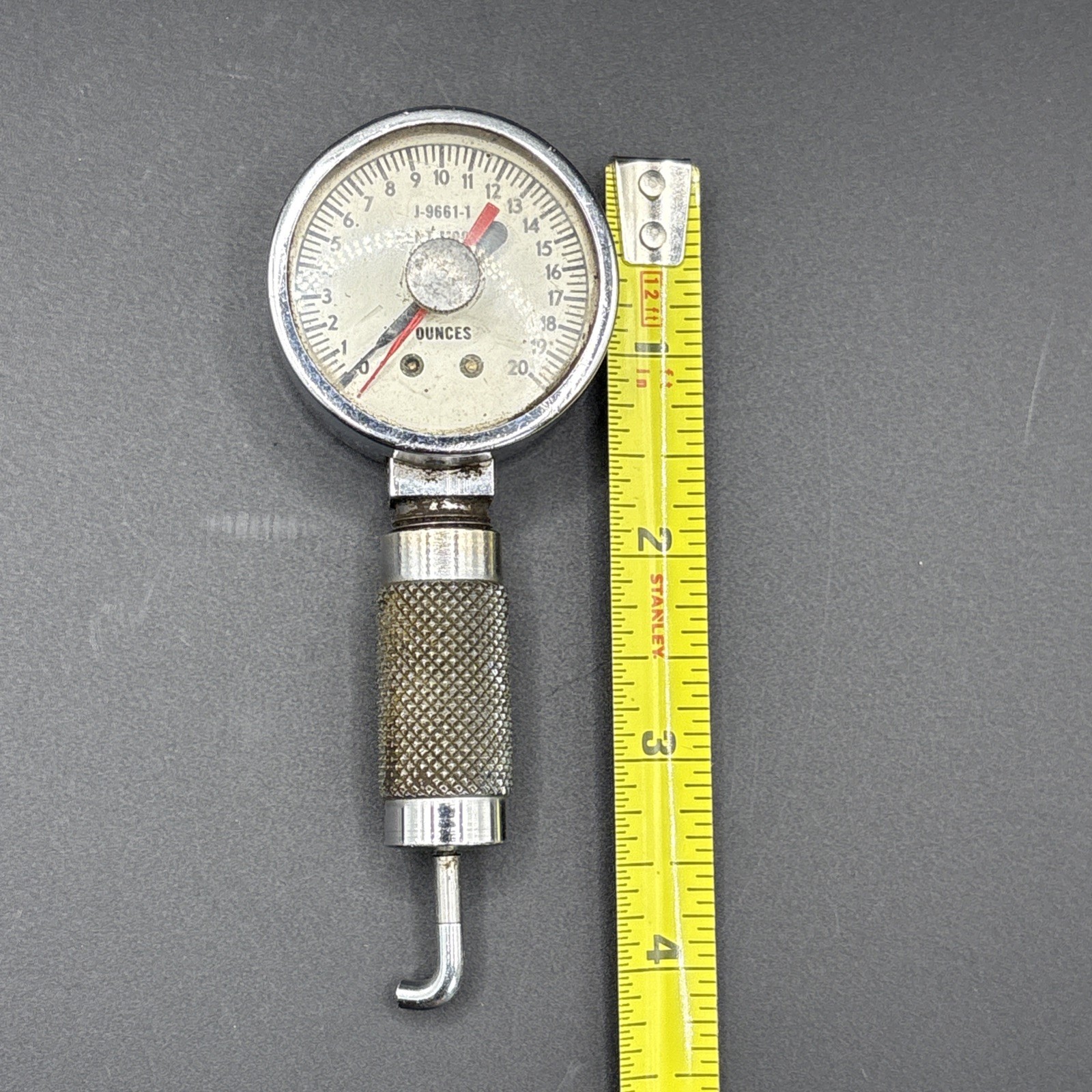 Vintage Kent-Moore J-9661-1 Pull Gauge 0-20 Ounces Tension Tester USA US Gauge