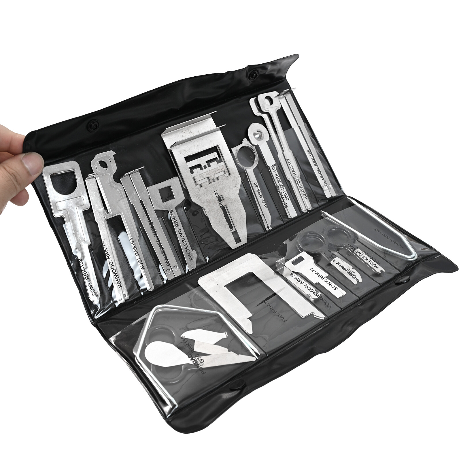 38Pcs Car Stereo Radio Audio Removal Tool Set Key Kit Head Unit Extractor Kits