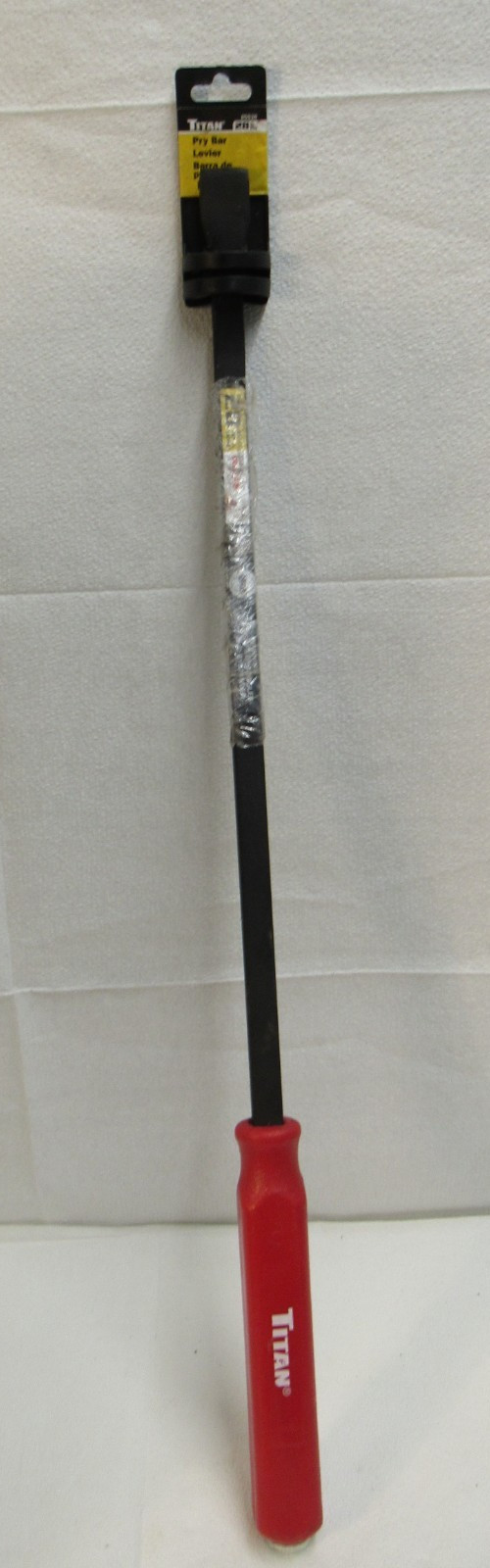 Titan 85538 – 28 Inch Strikeable Pry Bar Red Handle