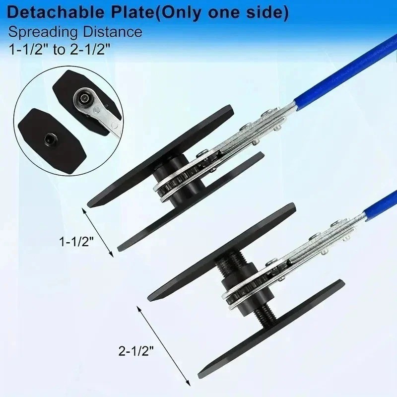 Car Ratchet Brake Piston Spreader Wrench Caliper Pad Install Tool Press Ratchet