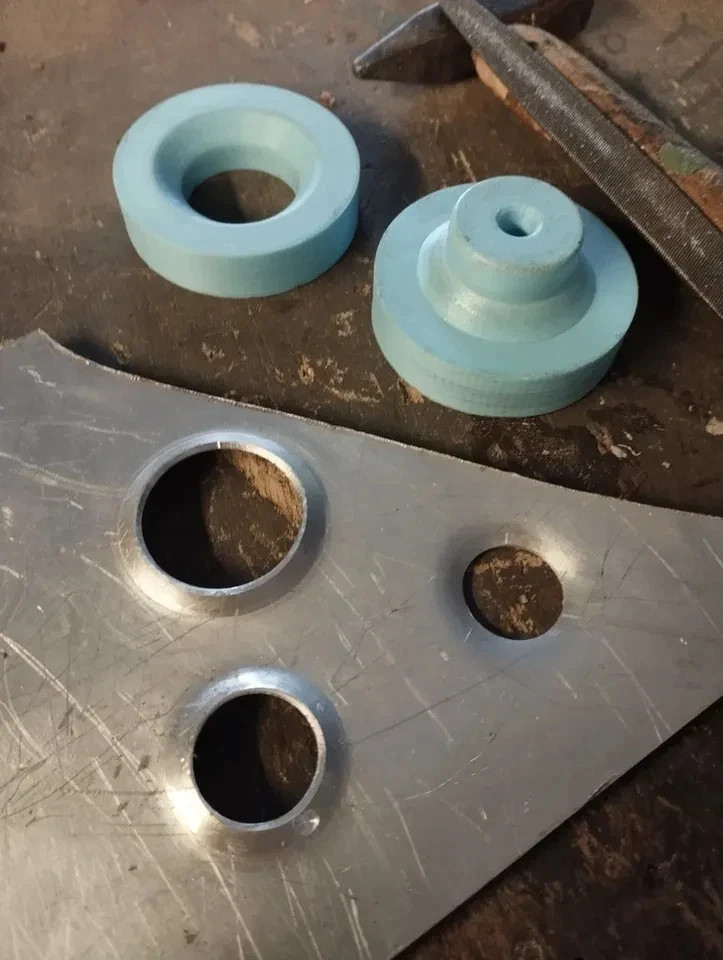 Sheet Metal Dimple Die (8 Sizes) – for Hydraulic Punch Driver Kit- Made in USA