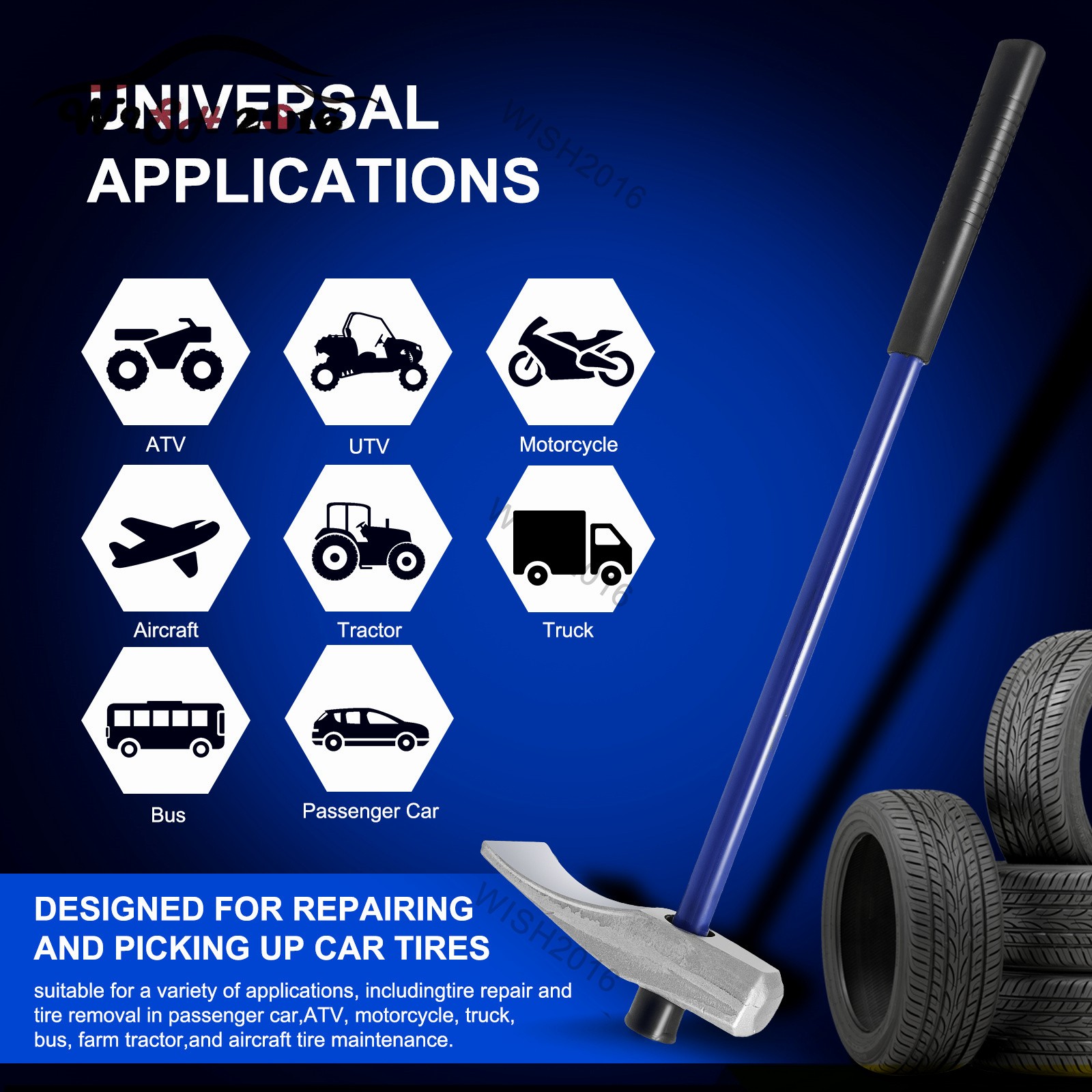 Replace for 35429 Tire Bead Breaker Wedge Tire Hammer 32 in