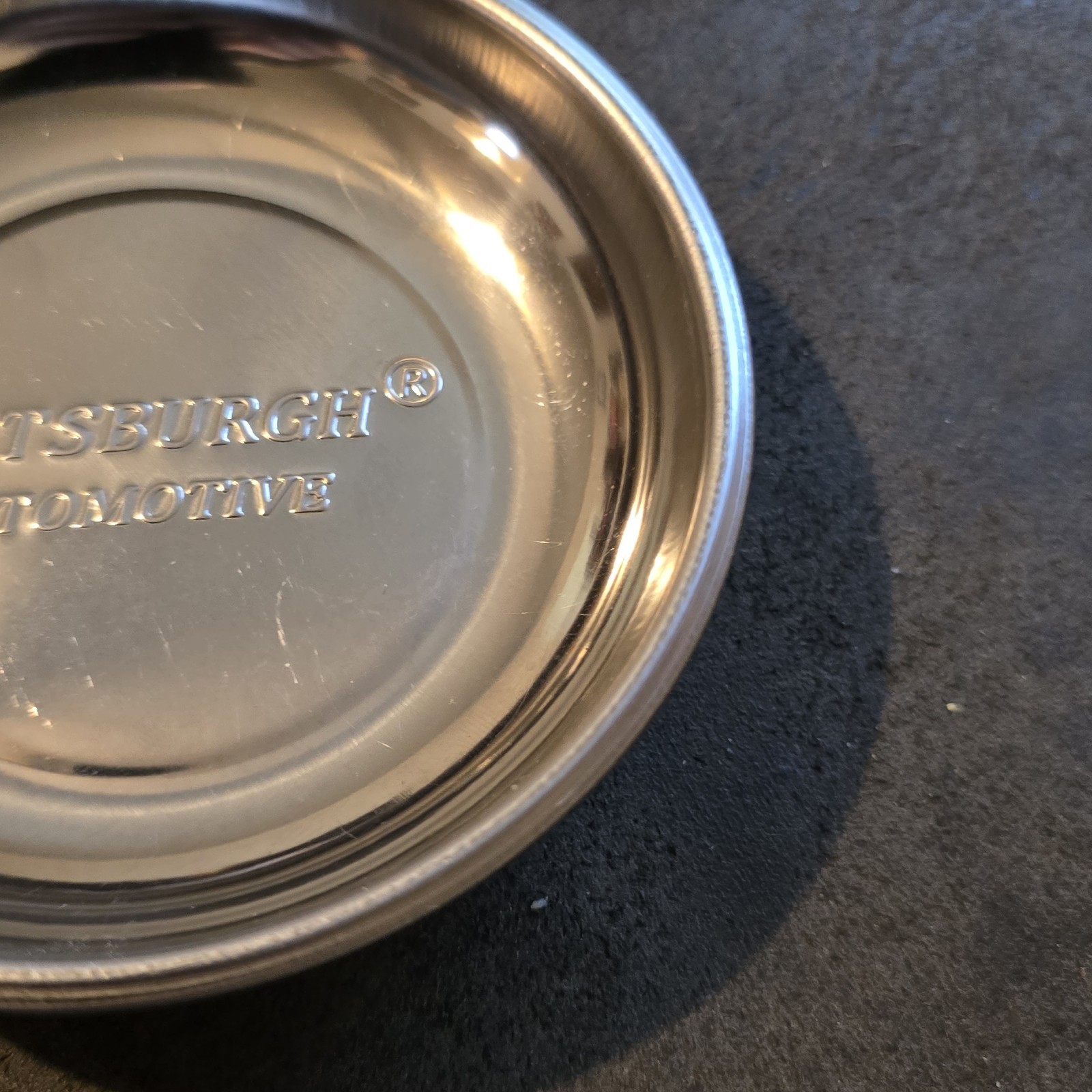Pittsburgh Automotive 4” Magnetic Stainless Steel Parts Change Holder Ashtray