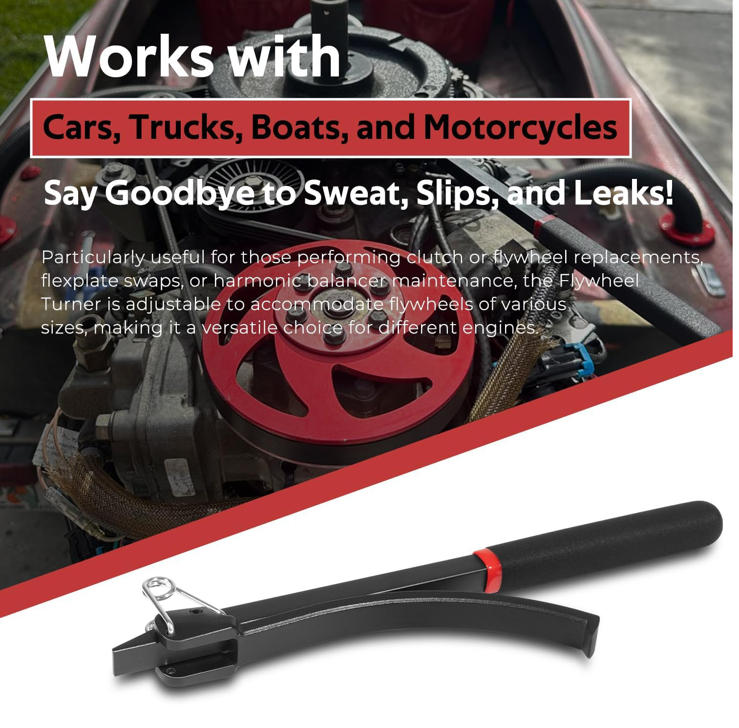 23800 Flywheel Turner Flex Plate Holder Flywheel Turning Tool Universal