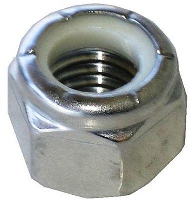 Drag Specialties DS-190532 Chrome Nylon Insert Nuts – 5/8in.-18