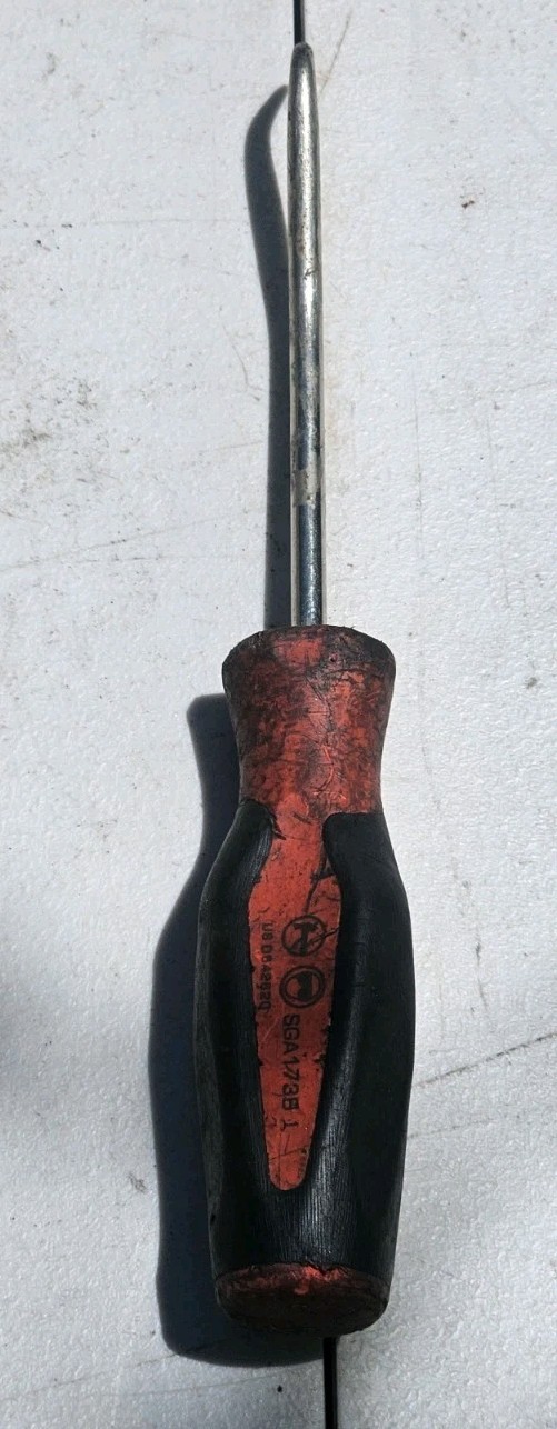 Snap-on USA Red / Black Soft Grip Radiator Hose Pick SGA173B