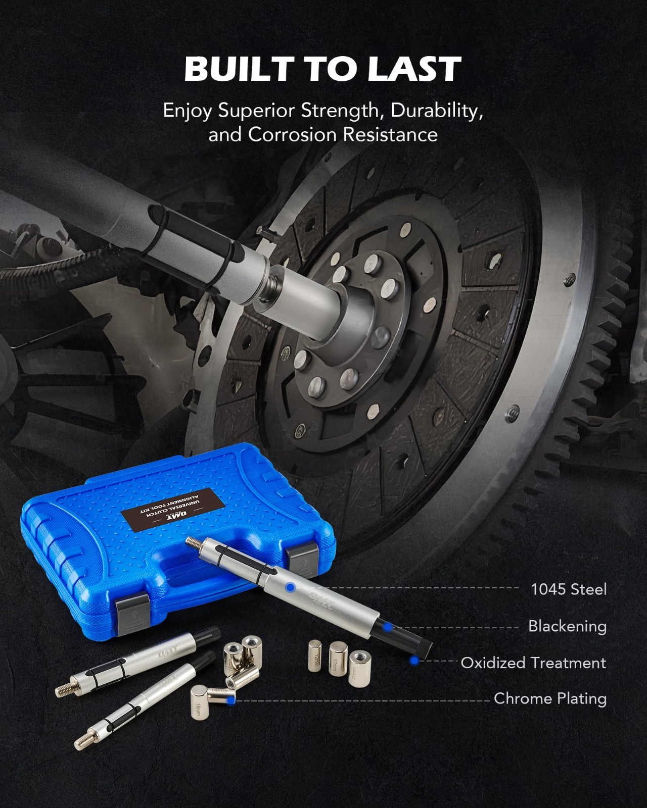 Universal Clutch Alignment Tool Kit – 11pc Disc Centering Set for Cars & Trucks