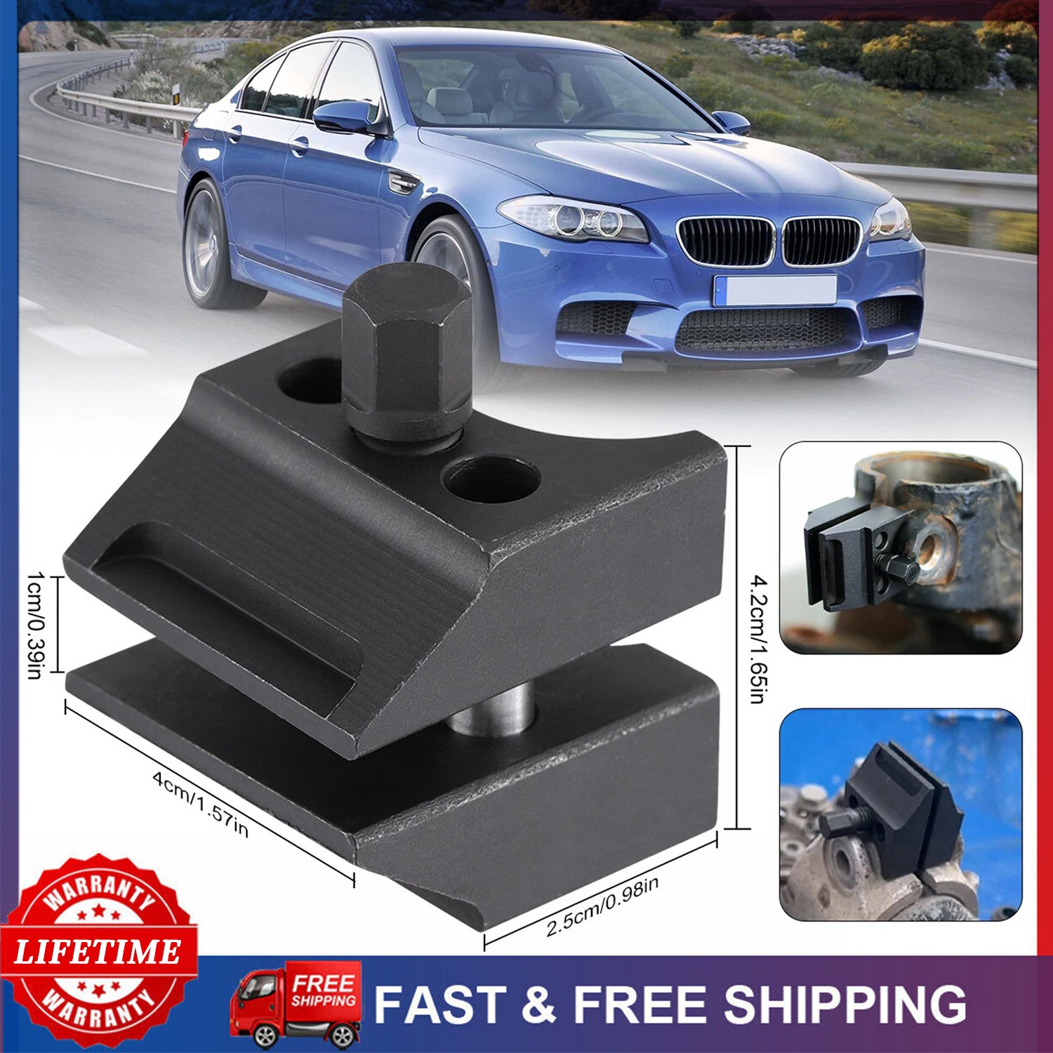 1 Pcs New Suspension Strut Split Hub Steering Knuckle Spreader Spreading Tool US
