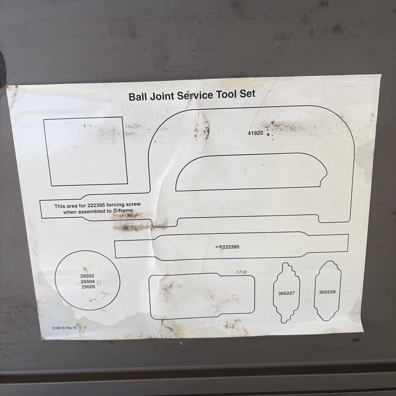 OTC, SPX Corp. 7249 3-in-1 Service Set ~ Ball Joint Starter Service Kit in Case