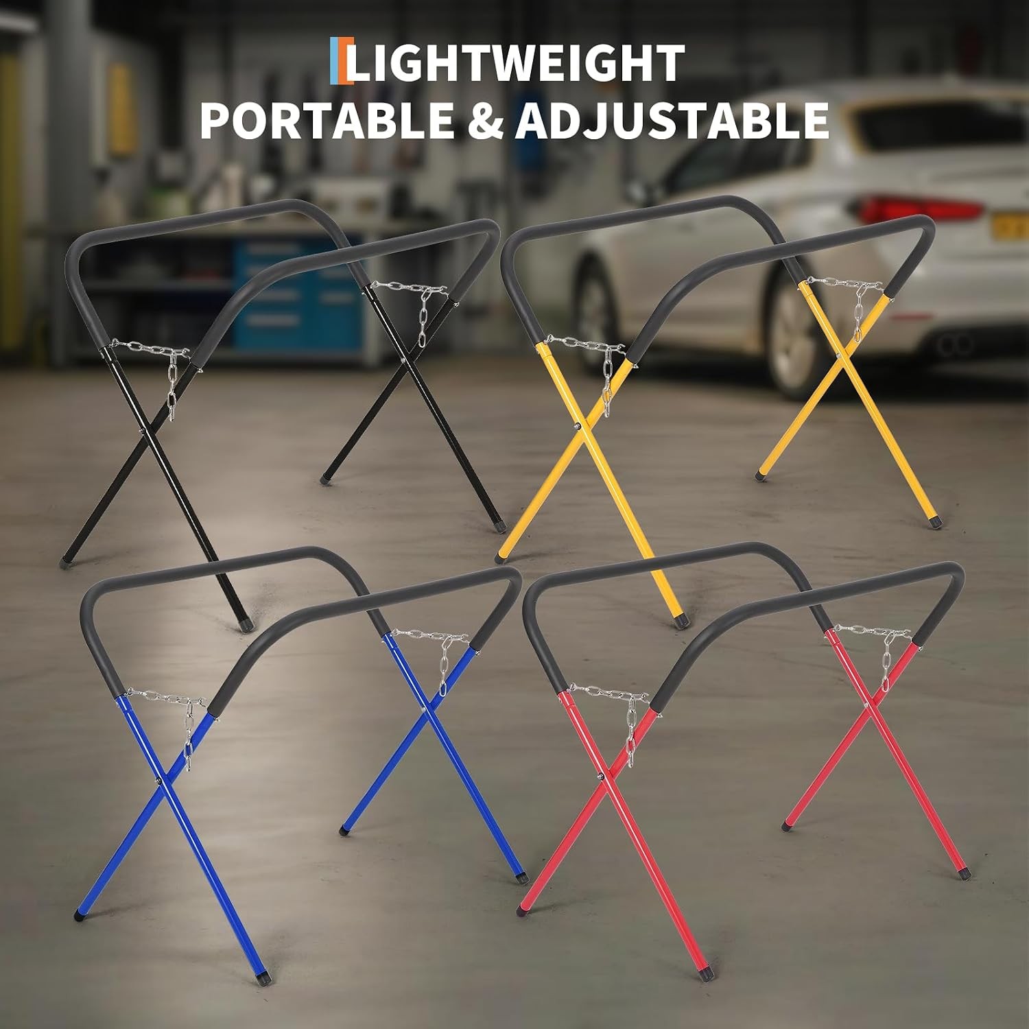 1/2/3/4 Pack Folding Work Stand Portable Work Bench Auto Body Repair Tools 500lb
