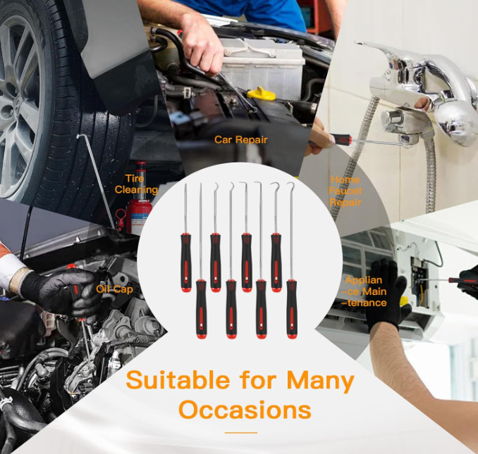 8 Piece Automotive Tool, Pick Set, Precision Oil Seal Pick Tool, Mechanical Devi