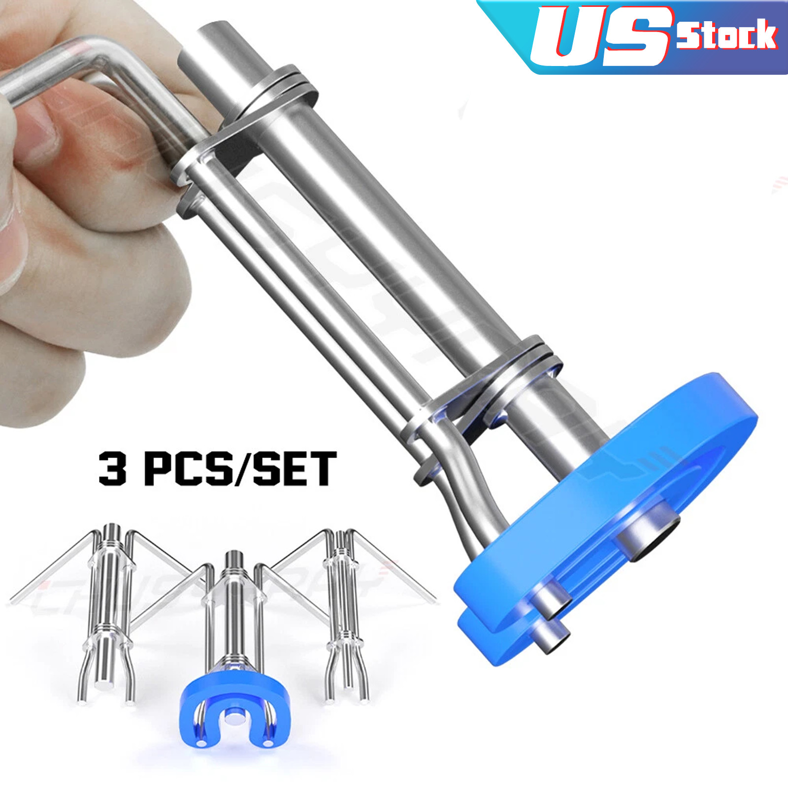 3-Pack Hydraulic Seal Installation Tools Hydraulic Cylinder Piston Repair Seal
