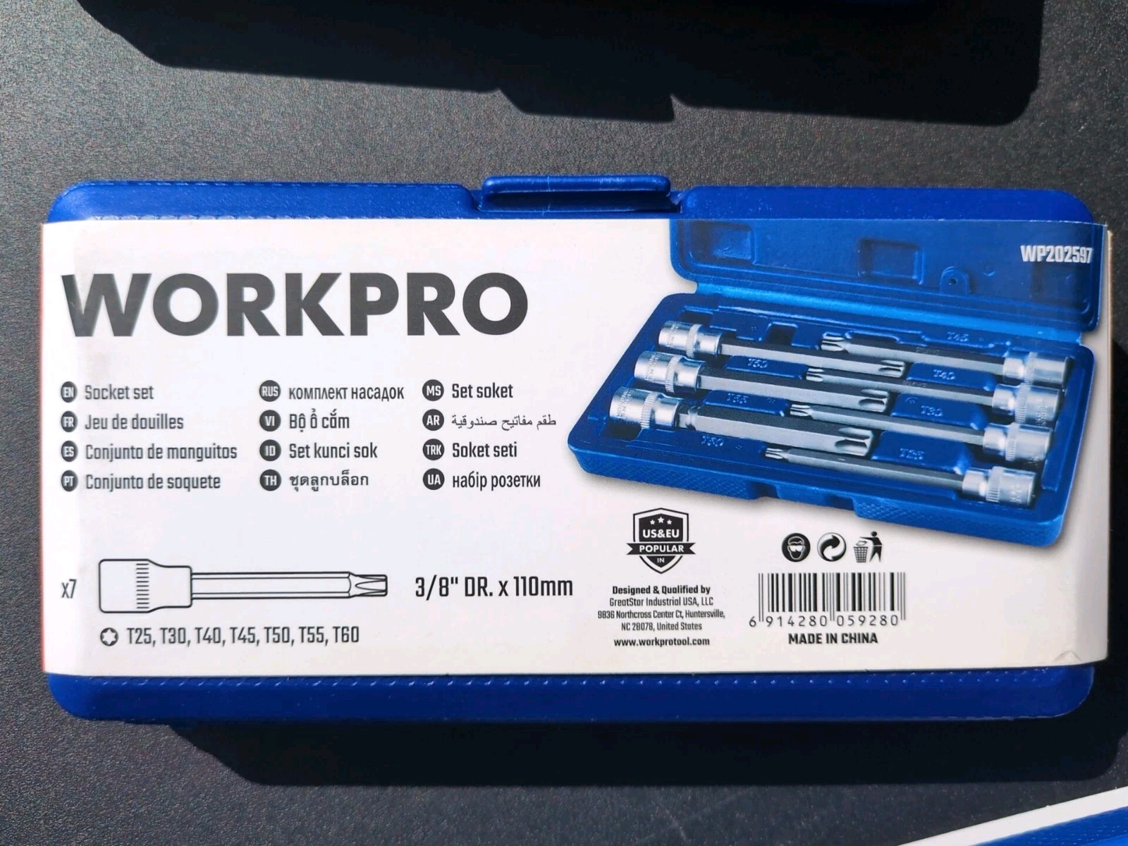 WorkPro Tools Bit Set Ultimate Combo Pack New 4-Sets NEW with LIFETIME WARRANTY