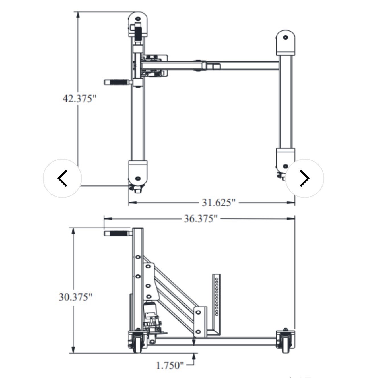 Gray Manufacturing DBD-200 Disc Brake Dolly