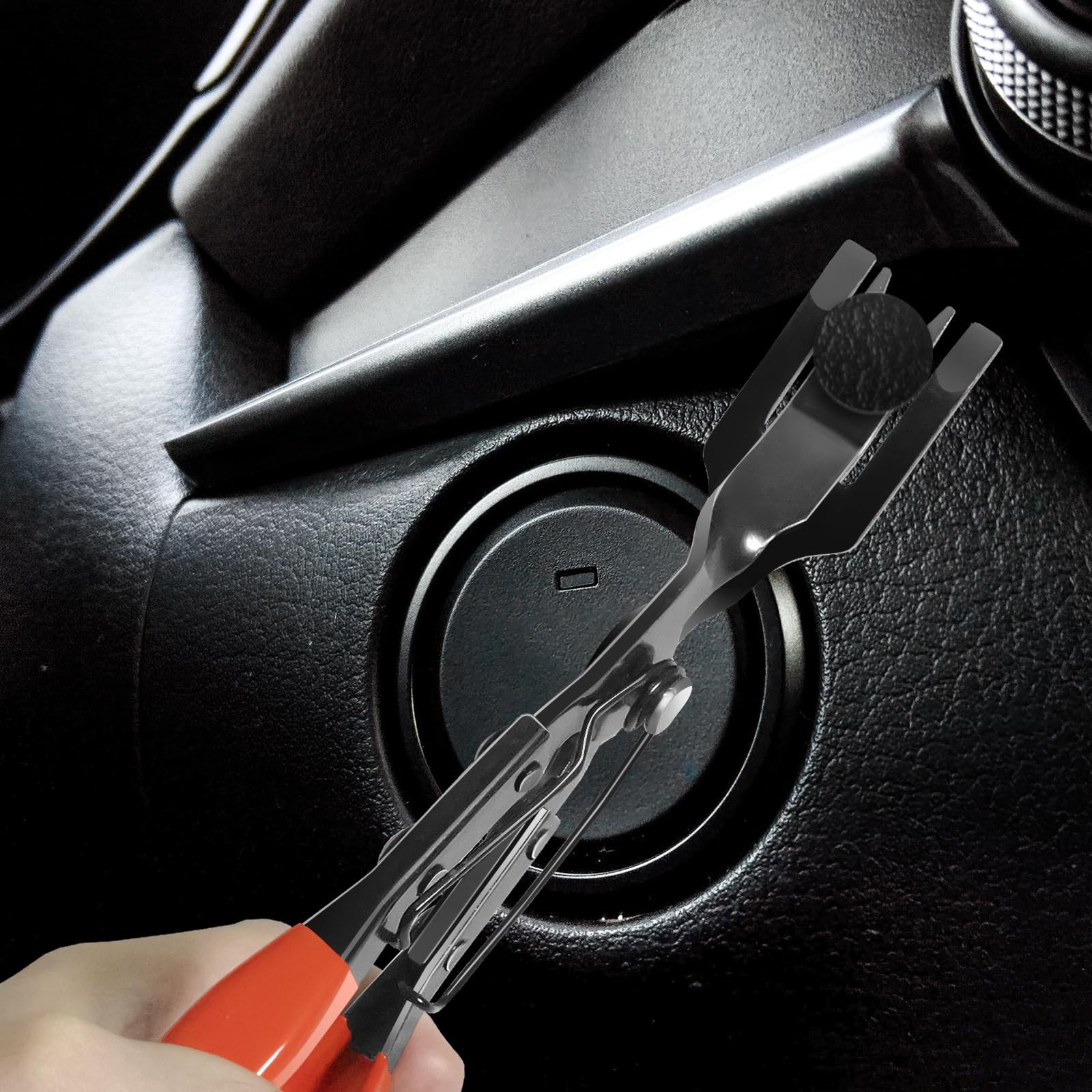 3 Pcs Auto Clip Pliers Set and Fastener Remover,Car Rivet Removal Pry Tool