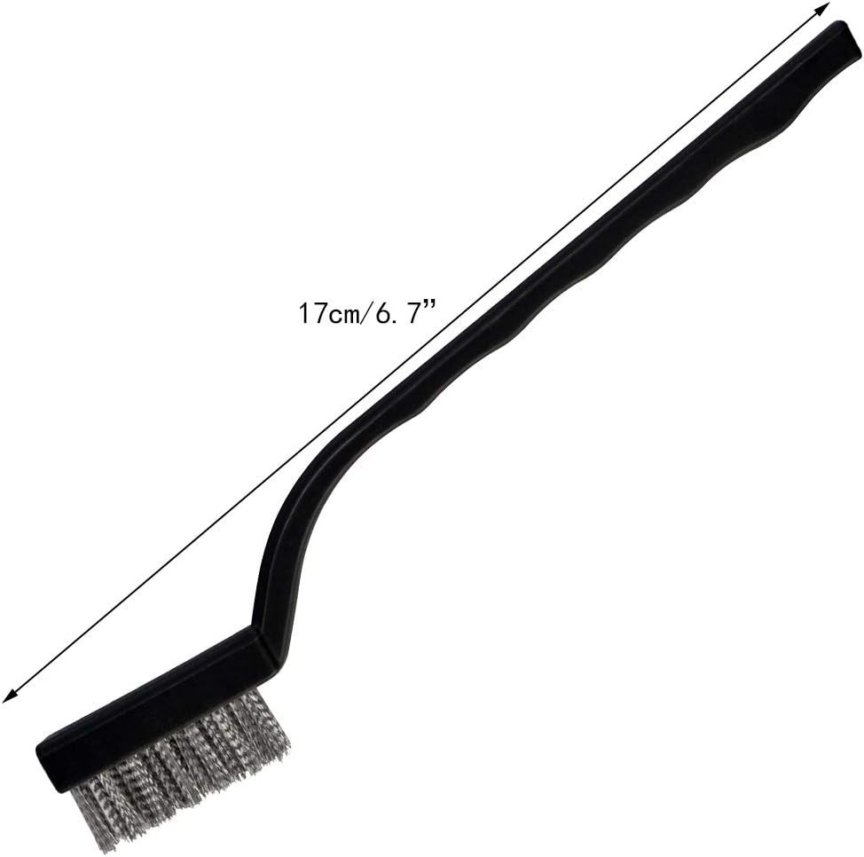 15 Pcs Mini Stainless Steel Wire Brush Set for Cleaning stainless steel