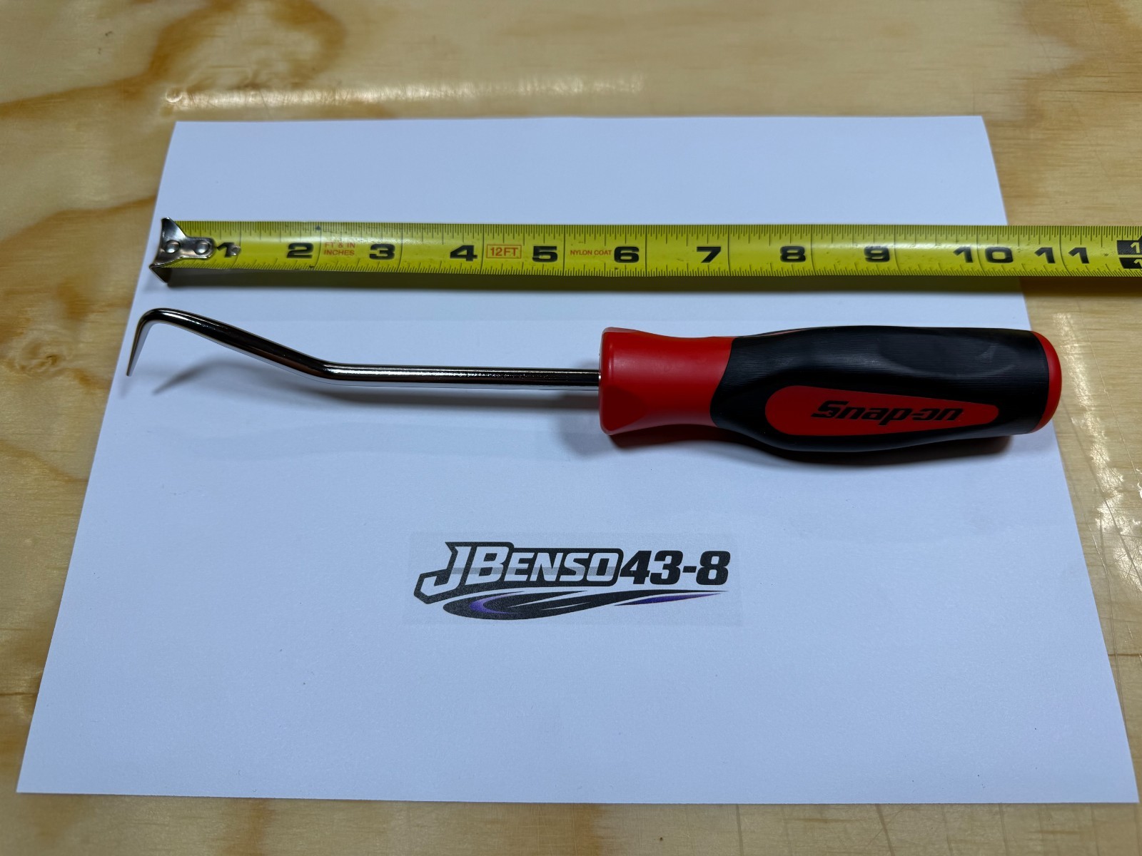 Snap-on Tools USA NEW RED Soft Grip Radiator Hose Pick SGA173BR