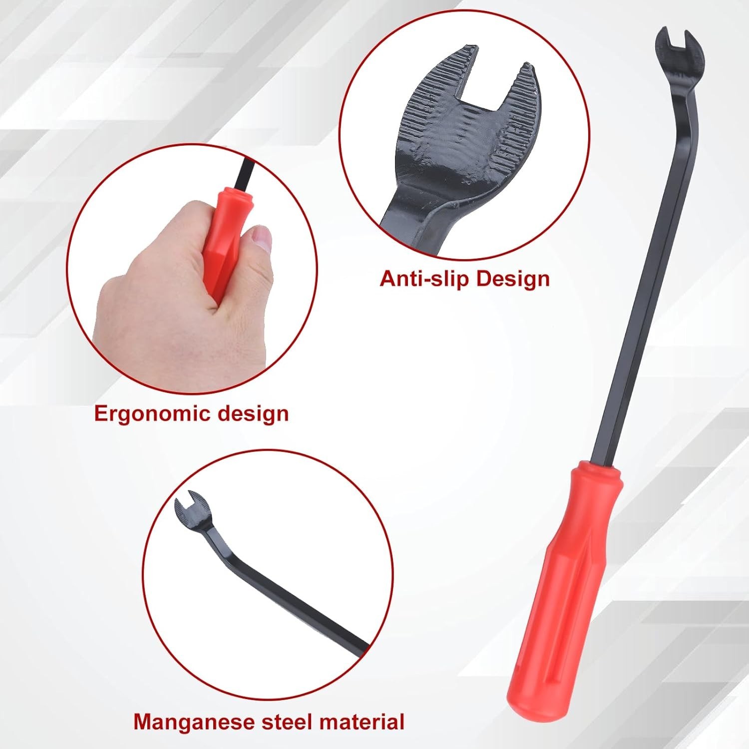 9 Pcs Auto Trim Removal Tool Set – Plastic Pry Tool Kit, Car Door Panel Windo…