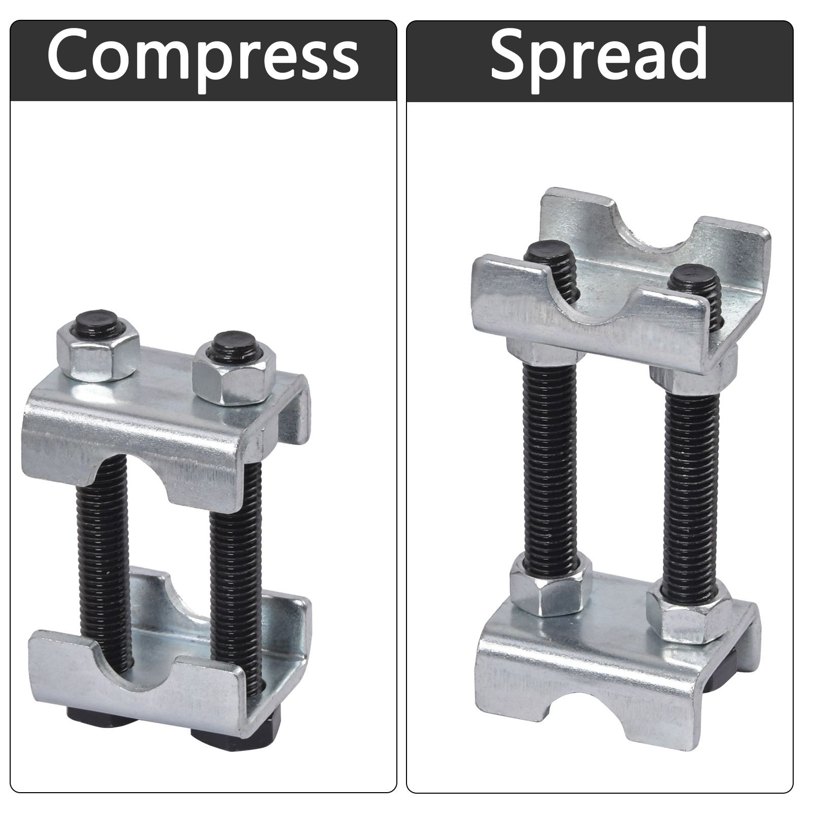 4pcs Set 2-Way Adjustable Lift Or Lower Spring Spacer Coil Spring Compressor USA