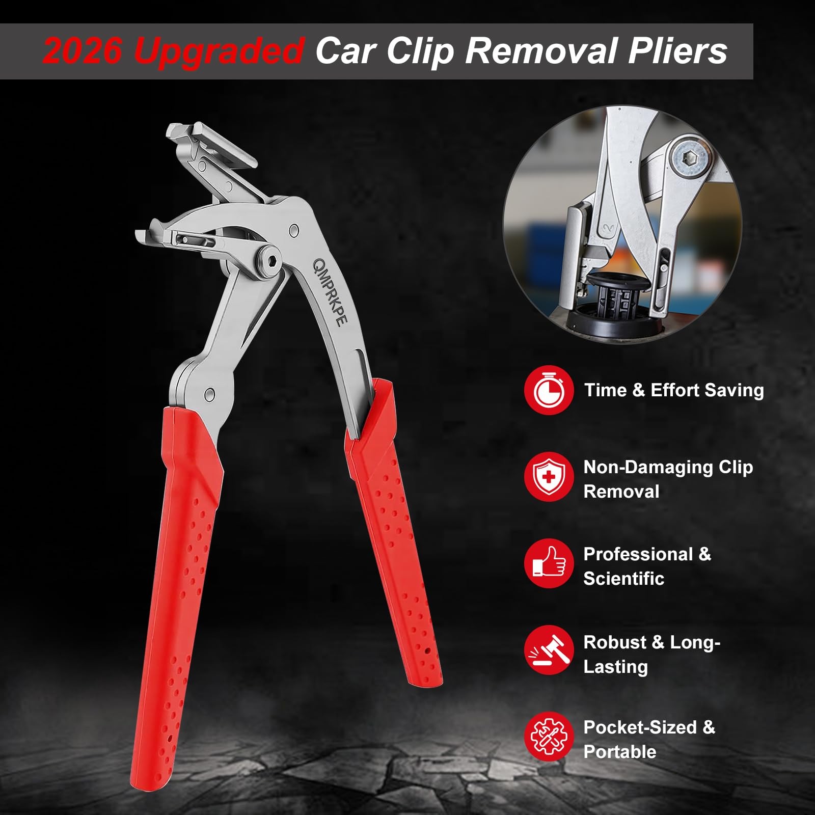 Auto Fastener Clip Removal Pliers, Car Clip Pliers, Trim & Door Panel Removal To