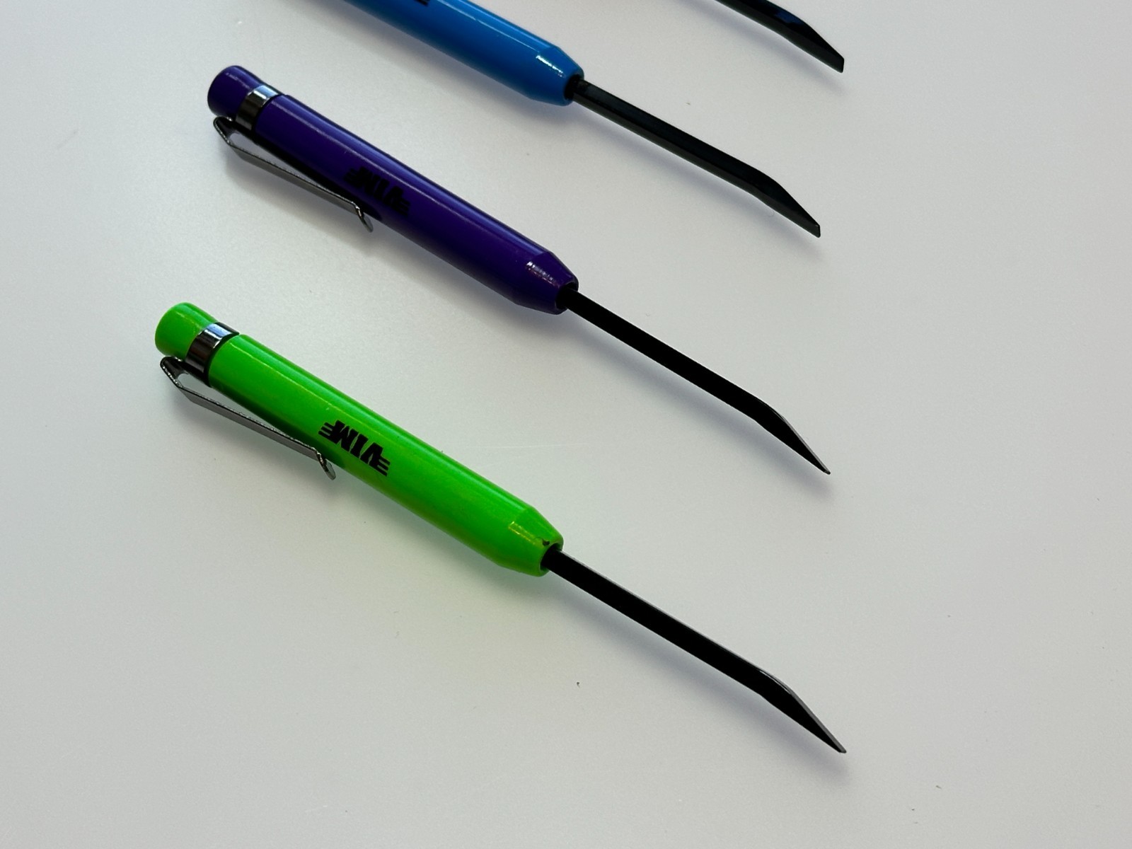VIM Tools 5pc Mini Pocket Pry Bar Set w/Pocket Clip & Magnet (ALL MULTI-COLORS)