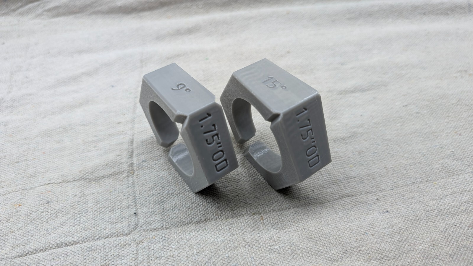 intake exhaust pipe metal pie cut jig guide tool turbo 1.75″ 9/15 degree set
