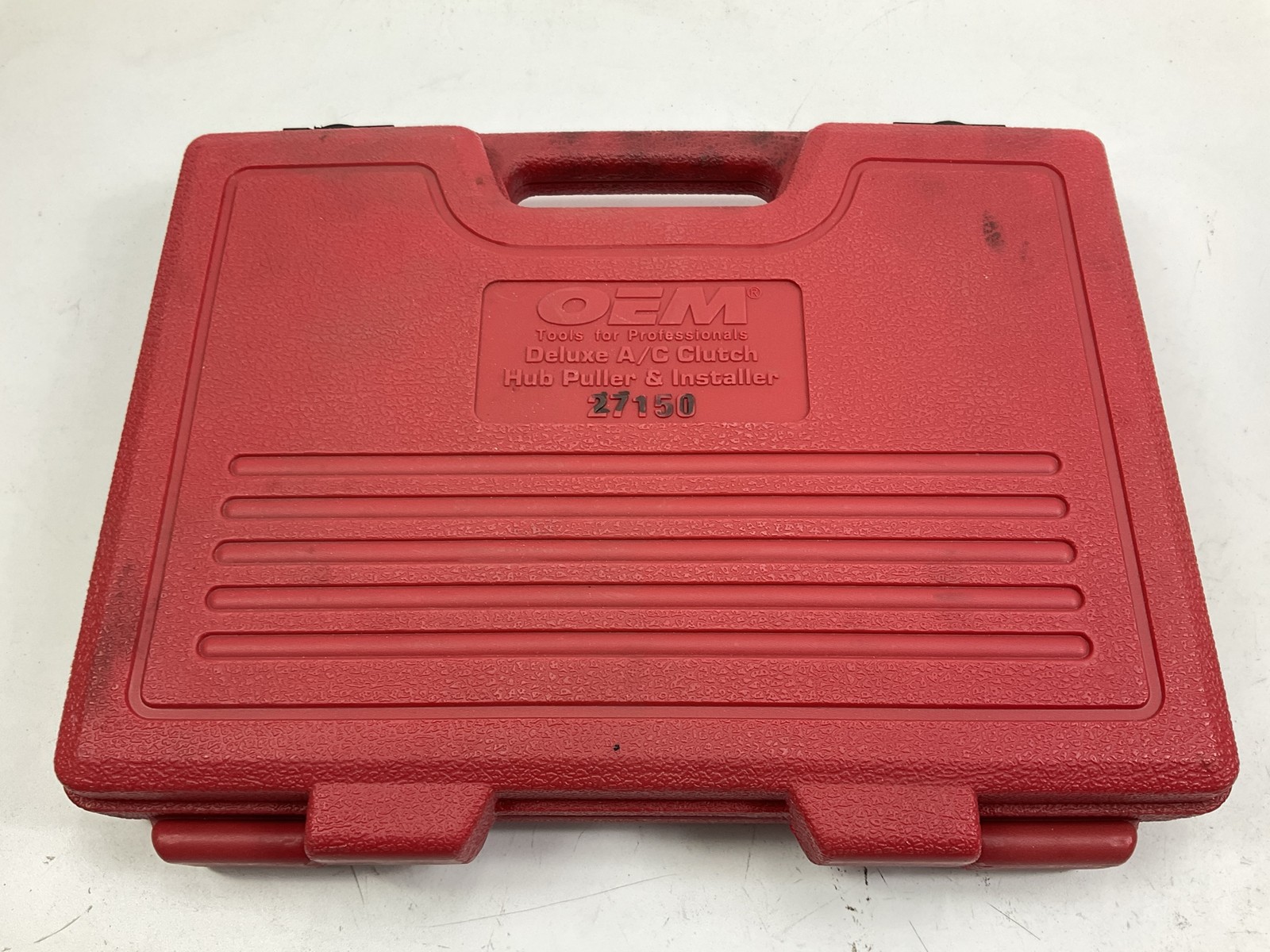 USED #58 OEM TOOLS 27150 A/C Compressor Clutch Hub Removal Install Tool Set Kit