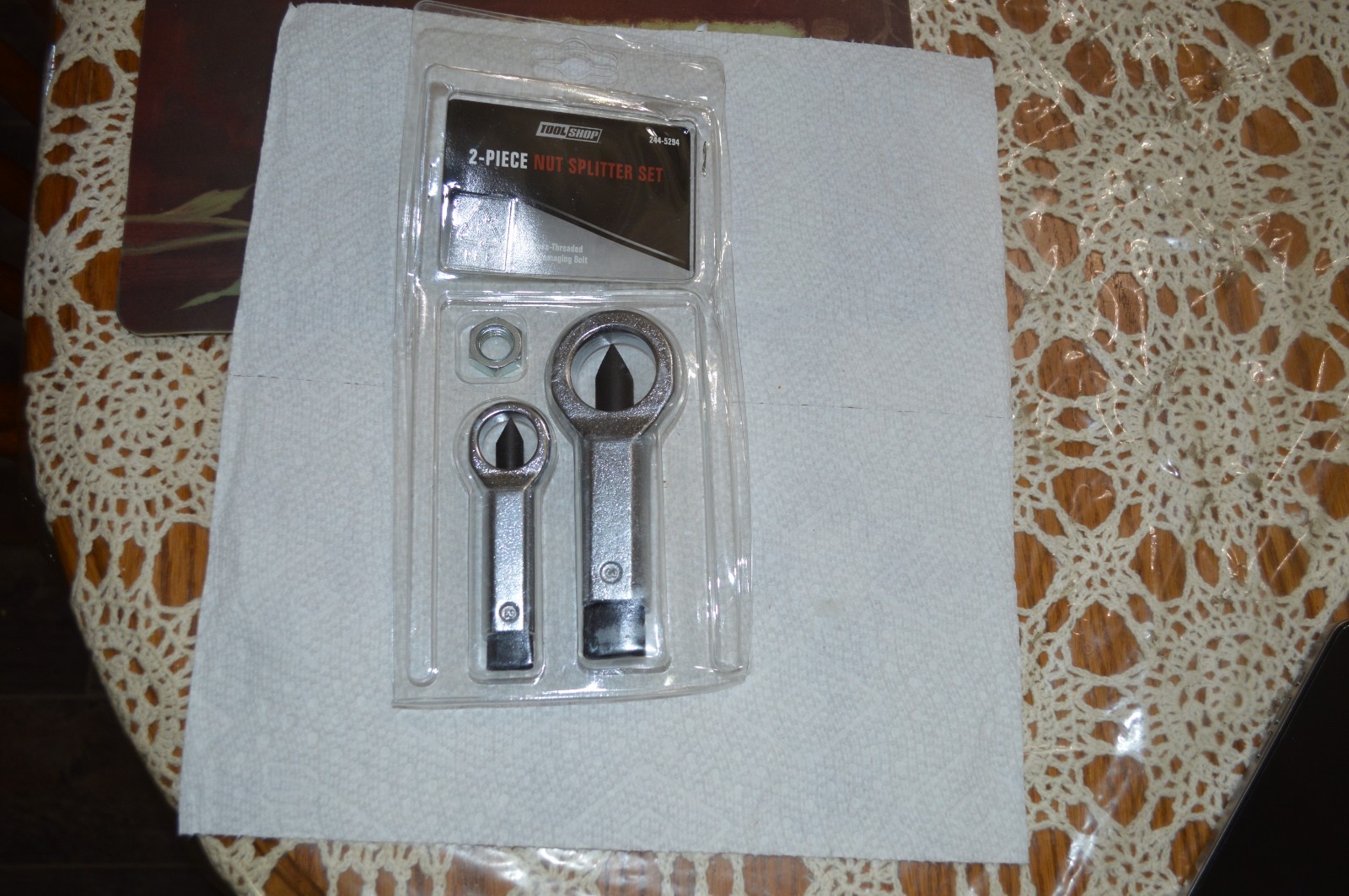 2-PIECES NUT SPLITTER TOOL FOR DAMAGED NUT REMOVER 5/16″-5/8″, 5/8″-7/8″ NEW!!!