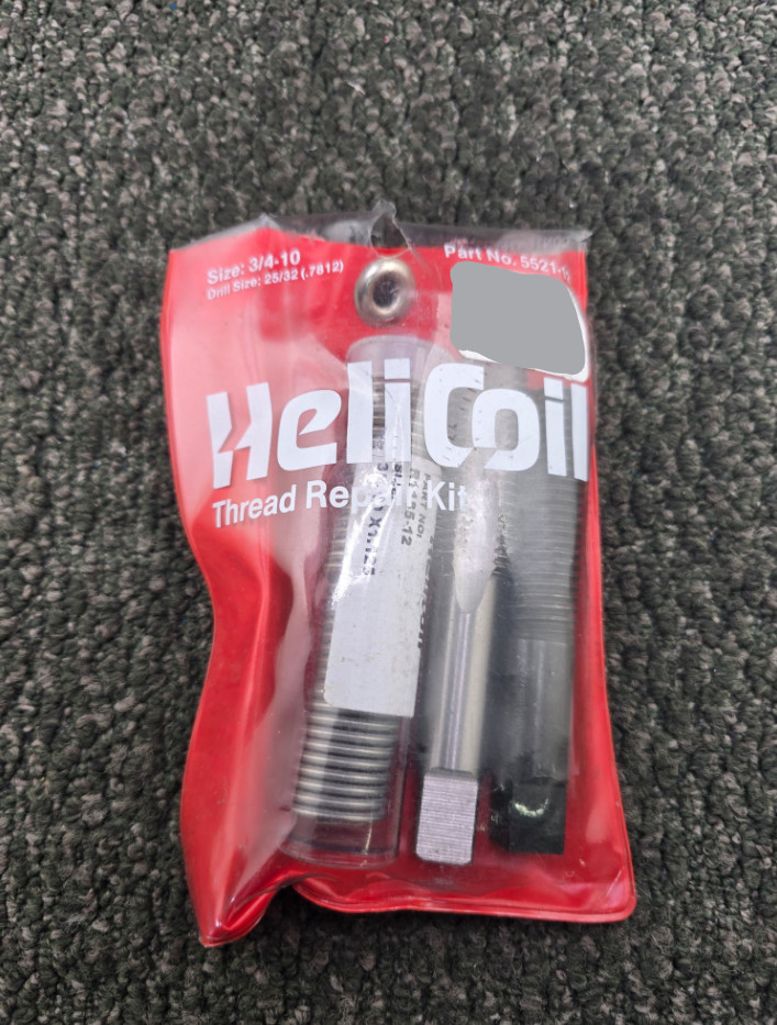HeliCoil 5521-12: 3/4-10 UNC Thread Repair Replacement 25/32 (.7812)