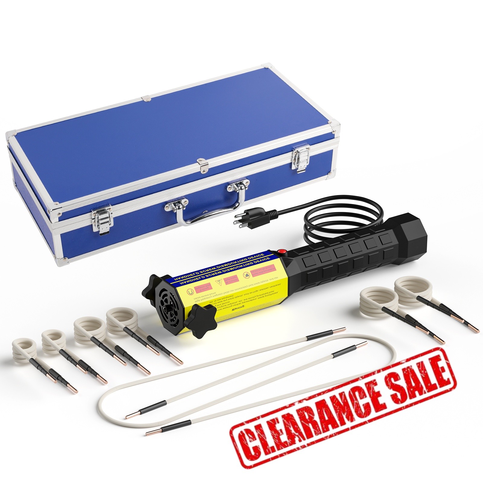 Magnetic Induction Heater Kit with 8 Coils Portable Heat Induction Tool
