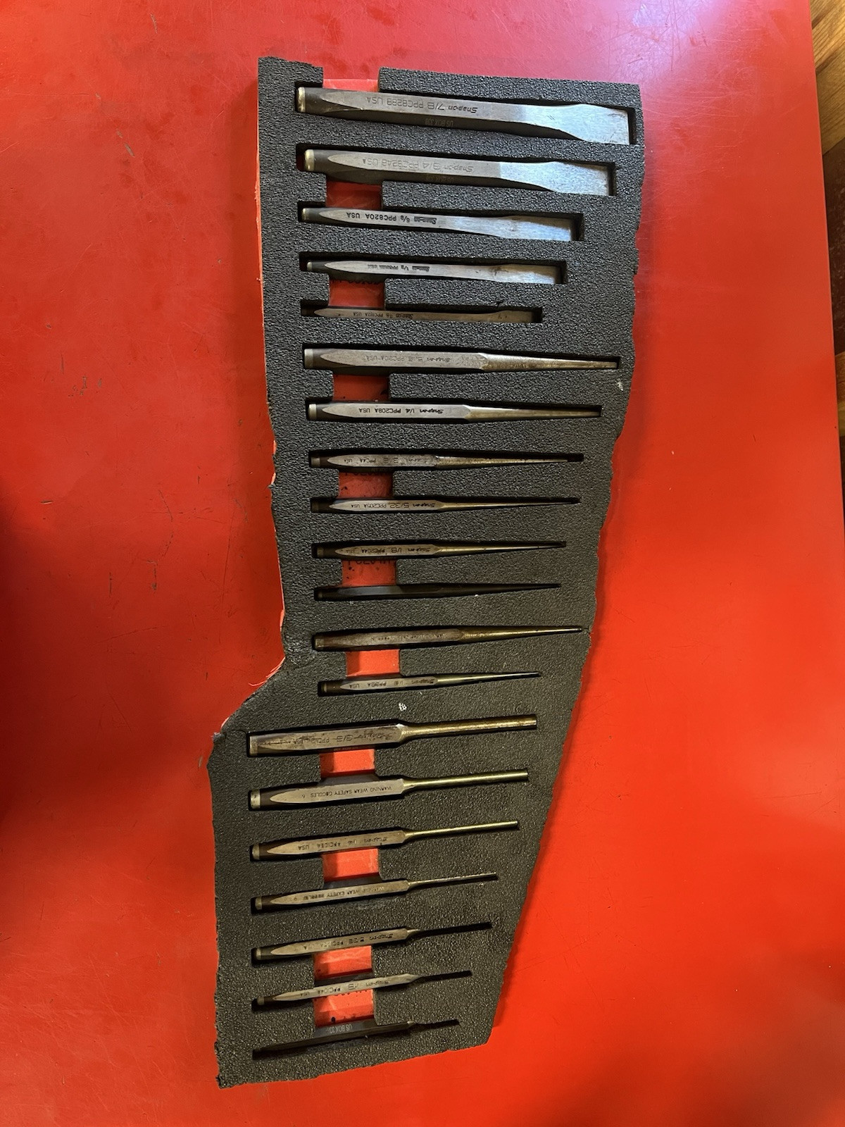 SNAP-ON TOOLS 20 PIECE PUNCH & CHISEL SET