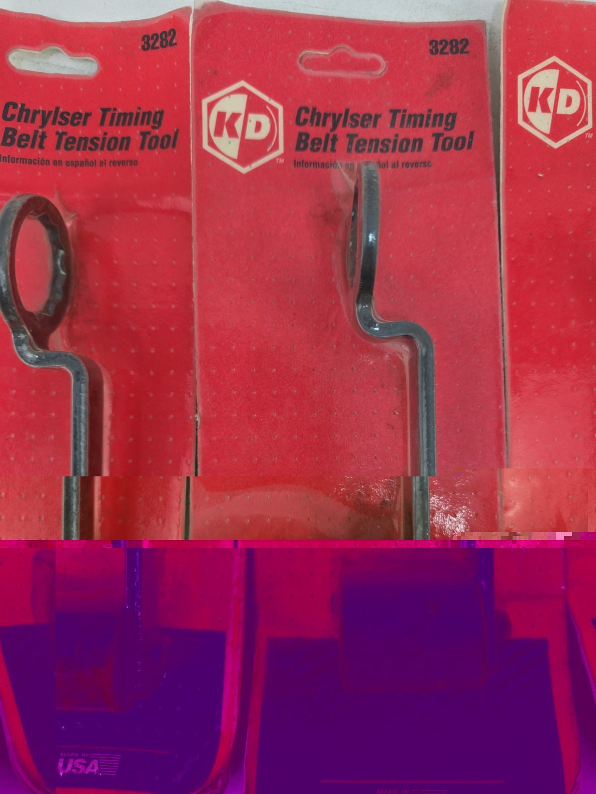 Lot of 5 KD 3282 “Chrylser” Chrysler Misprint Timing Belt Tension Tools NOS USA!