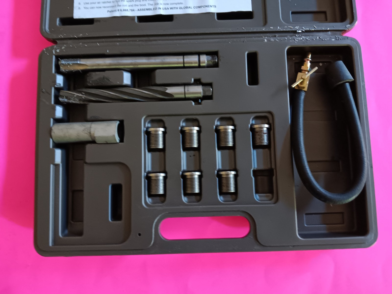 Cornwell #HR38900A Spark Plug Insert Installer Set, Ford Triton 4.6, 5.4, 6.8
