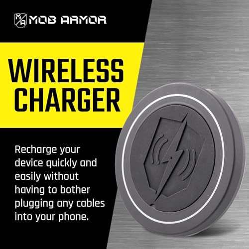 Mob Armor Flex Magnetic Wireless Charger, White Elephant for Men