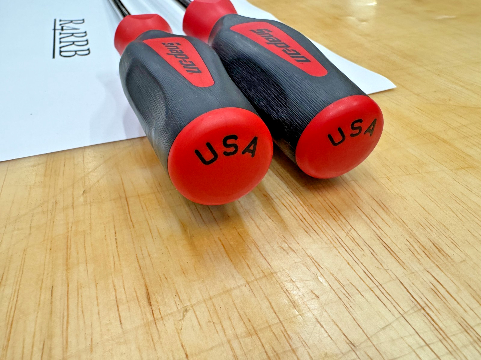 Snap-on Tools USA NEW RED Soft Grip Long Shaft Radiator Hose Pick 2pc Lot Set