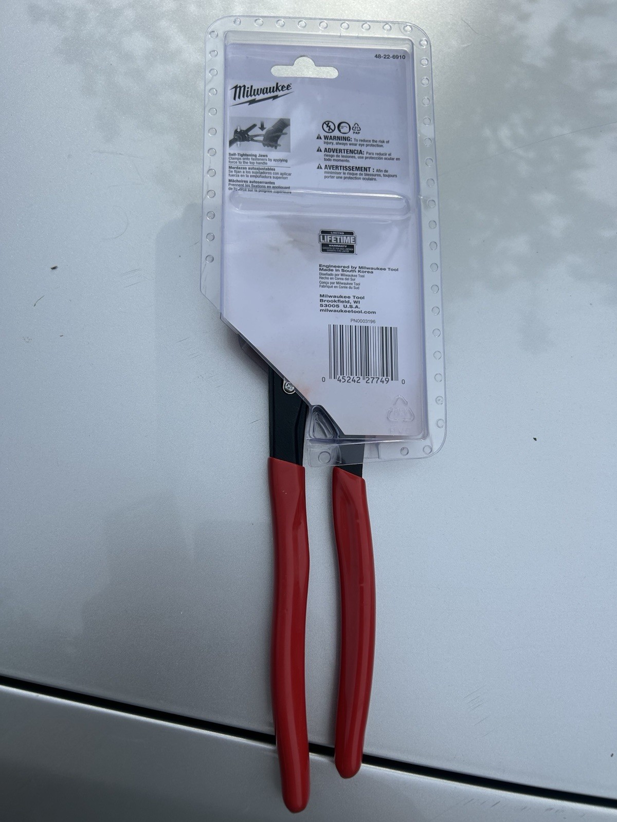 Milwaukee Tools 48-22-6910, 10″ Push Button Adjustable Pliers Wrench New!