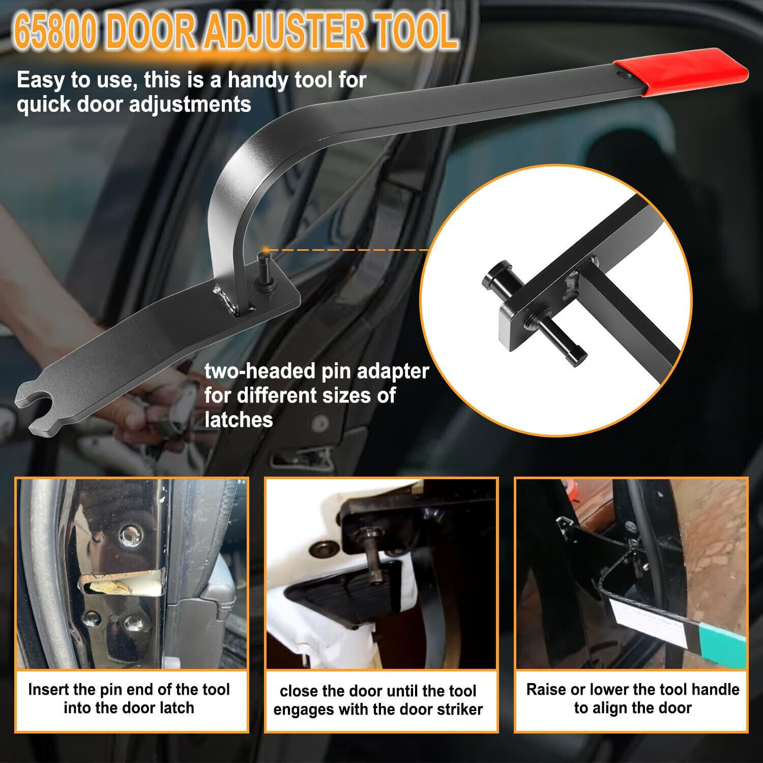 Replace 65800 Door Adjuster Door Alignment Tool Fit for Most Cars & Light Trucks