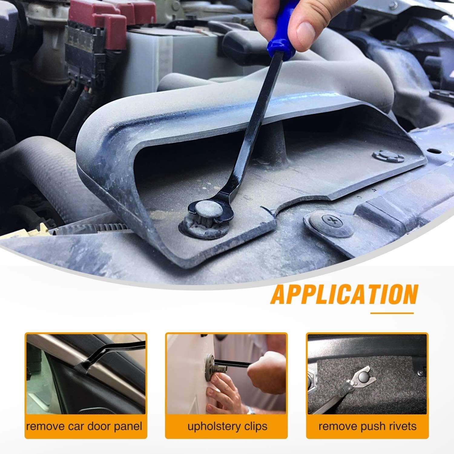 GOOACC 5PCS Auto Trim Removal Tool Kit No-Scratch Pry Tool Kit for Car Door 5PCS
