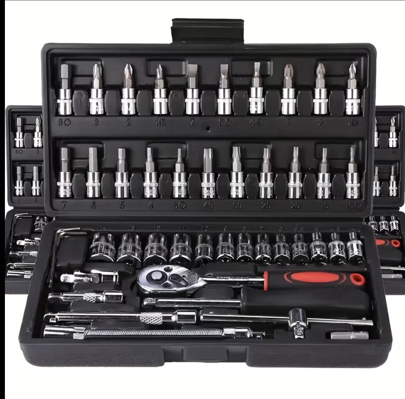 46 Piece Set Of car repair tool kit Wrenche