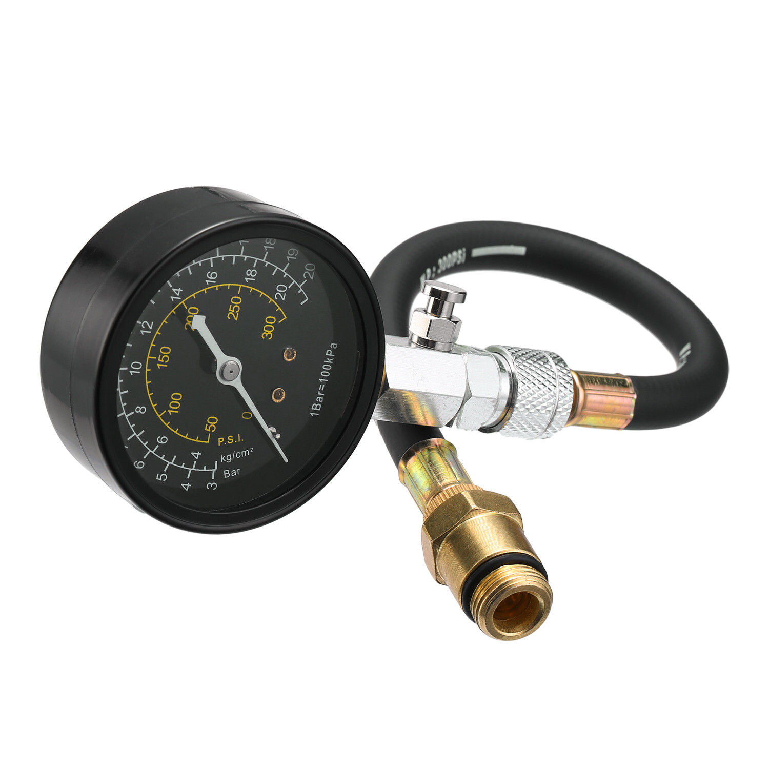 Engine Cylinder Compression Gauge Tester Kit Gas Engine Diagnostic Testing Tool