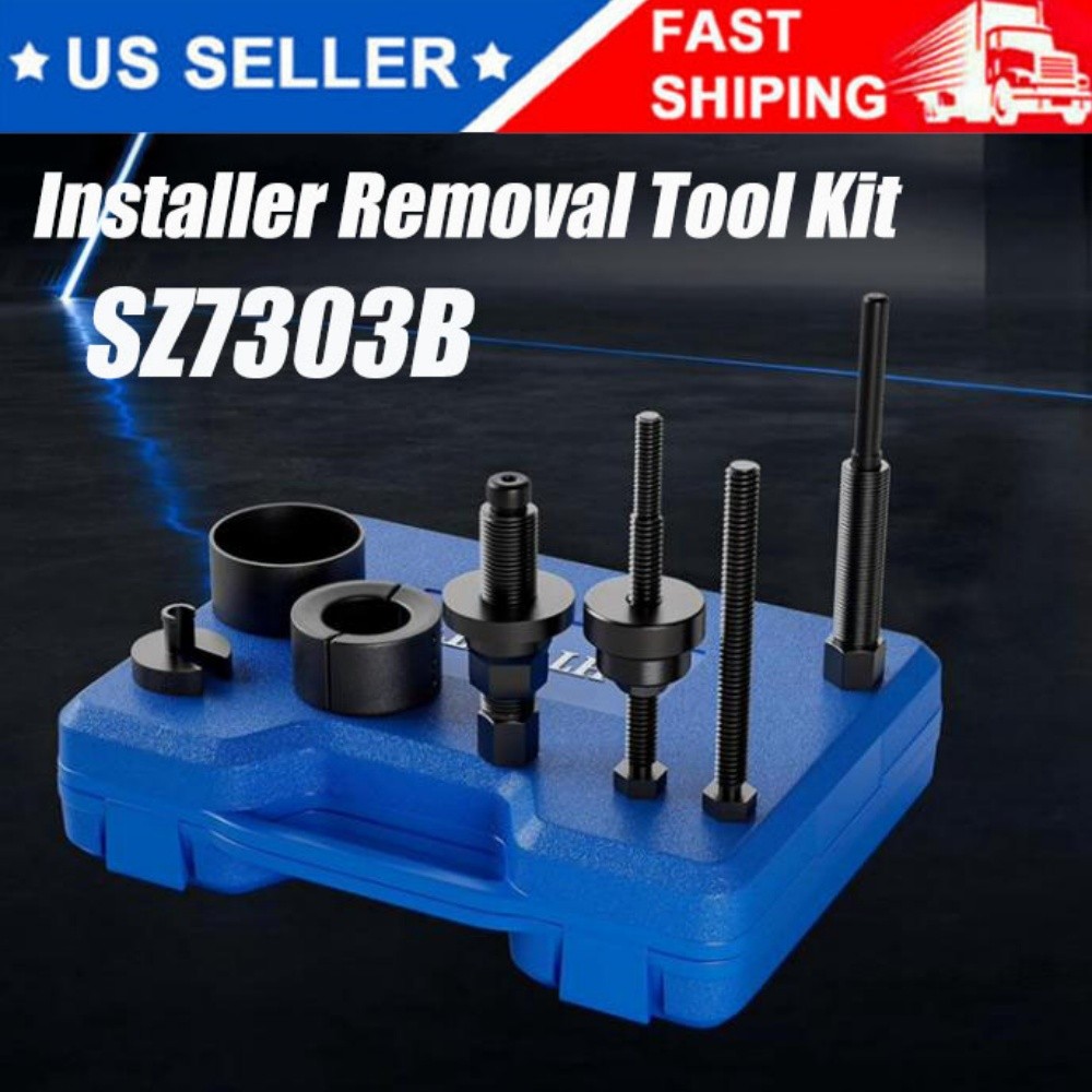 Power Steering Pump Pulley Puller Remover Installer Removal Tool Kit for GM Ford