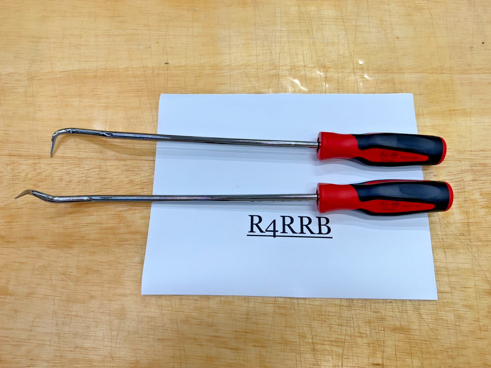 Snap-on Tools USA NEW RED Soft Grip Long Shaft Radiator Hose Pick 2pc Lot Set