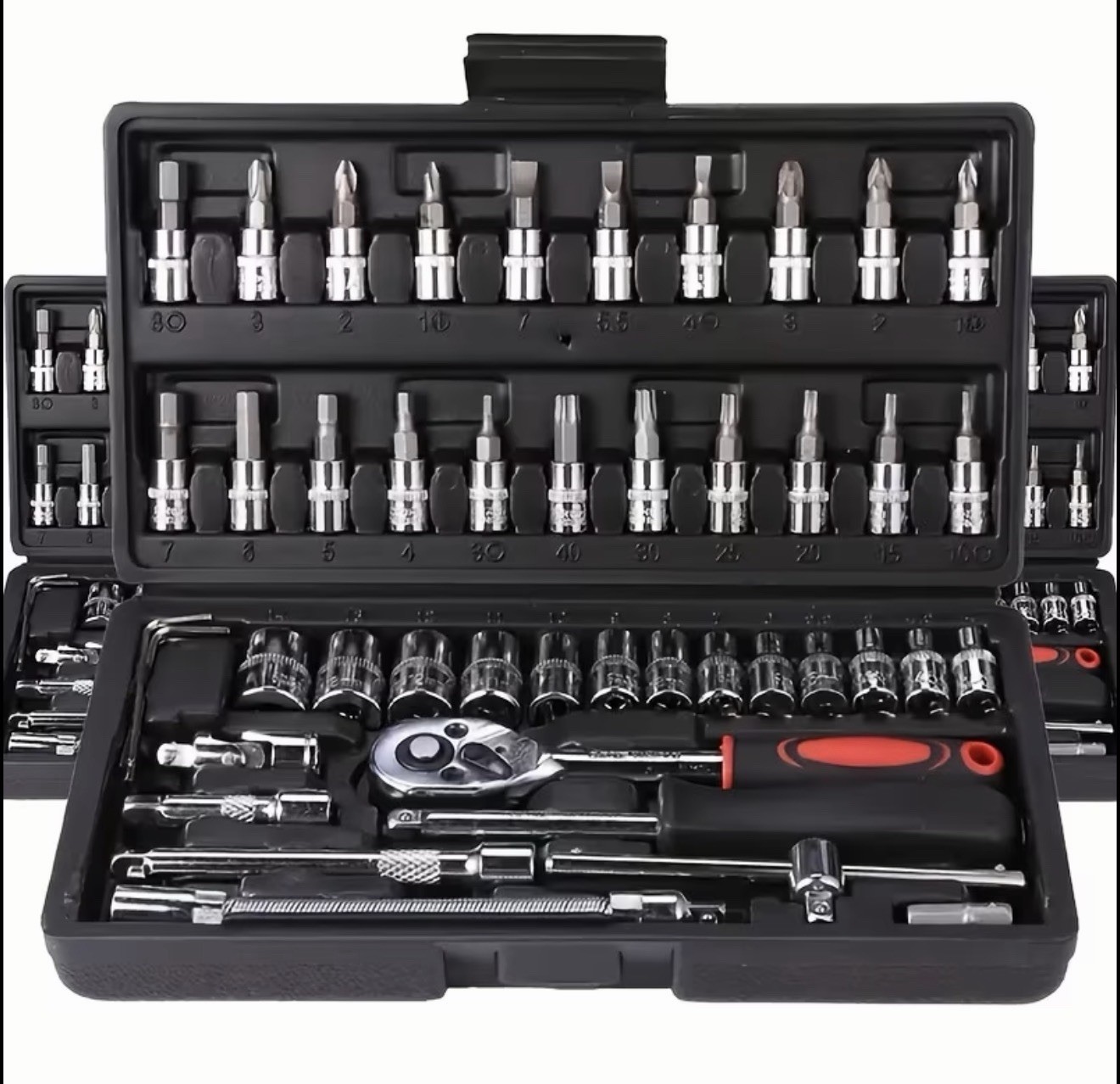 46 Piece Set Of car repair tool kit Wrenche