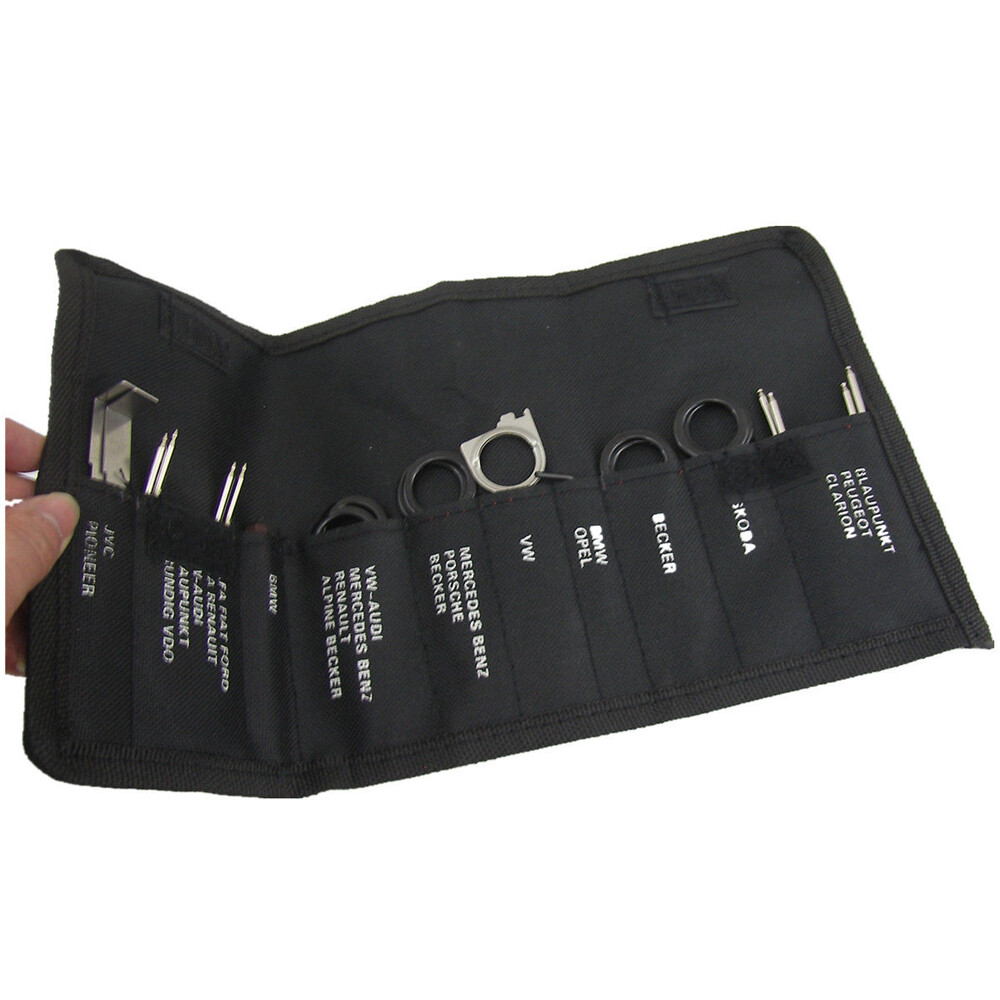 20pcs Set Professional Car Radio Removal Key Tool Kit Audio Tools Keys Stereo CD