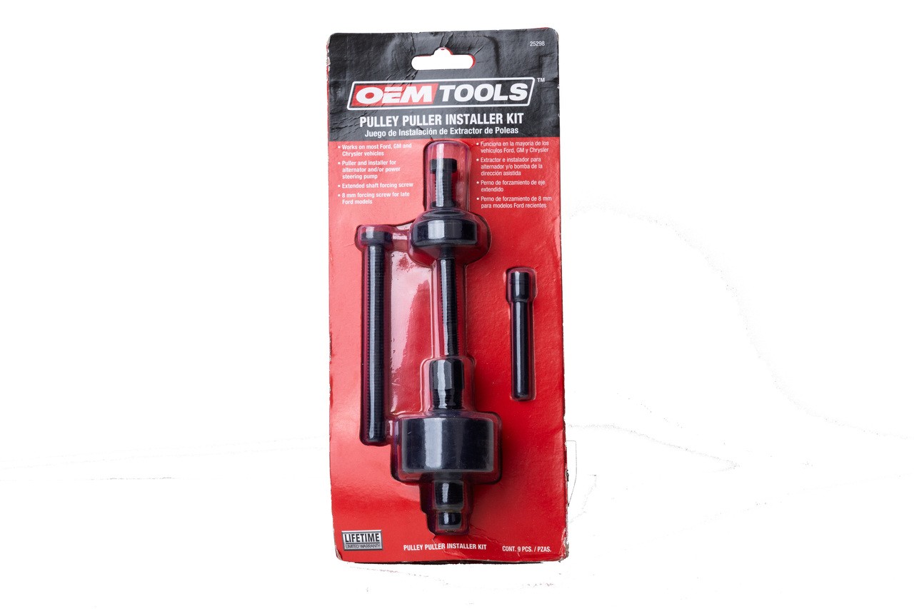 OEM Tools Power Steering Pulley Puller and Installer Kit (25298)