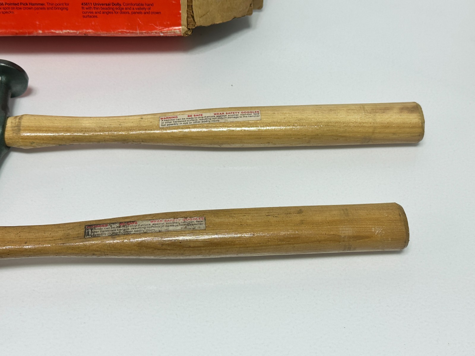 Sears Craftsman USA 45271 4pc Body & Fender Repair Set, Body Hammer & Dolly Pair