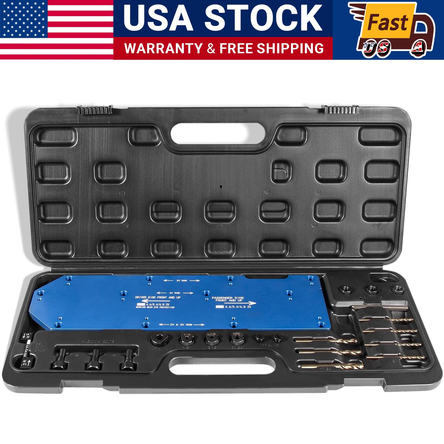 Broken Exhaust Manifold Drill Template 71600 for Ford V10 2V 3V 4.6L 5.4L&6.8L-