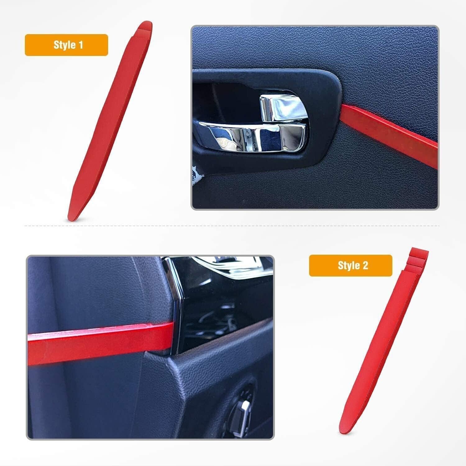 5x Nylon Auto Trim Removal Tools Kit No-Scratch Removal Tool Kit for Car Panel