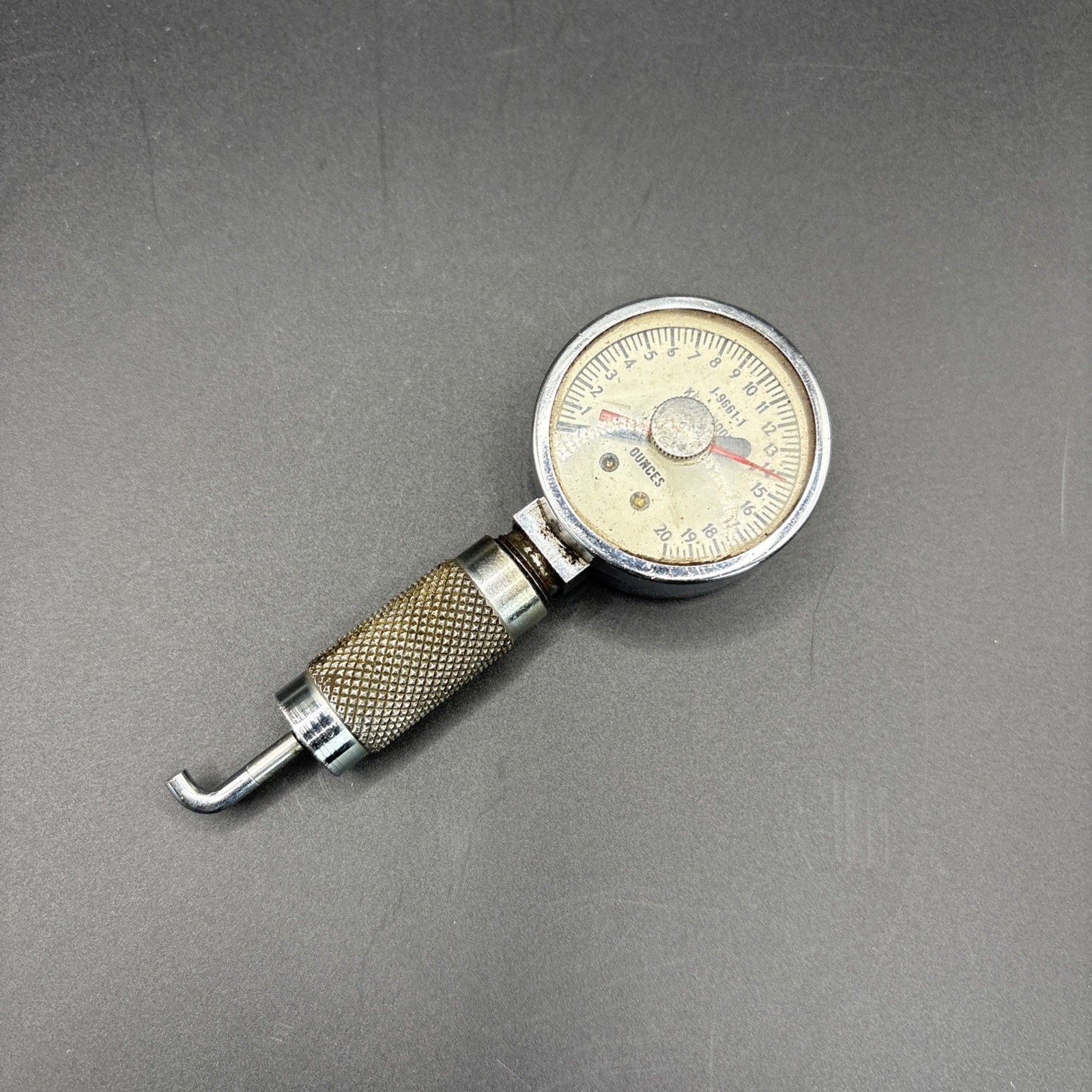 Vintage Kent-Moore J-9661-1 Pull Gauge 0-20 Ounces Tension Tester USA US Gauge